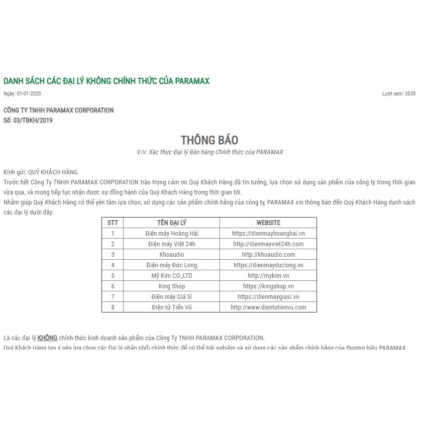 Loa Kéo PARAMAX GO-300S Hàng Chính Hãng