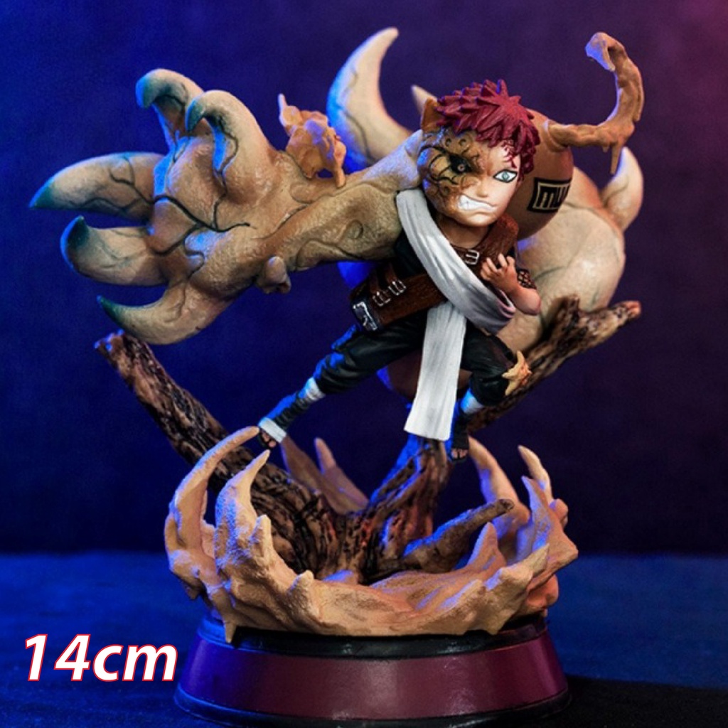 Mô hình Naruto, Gaara nhất vĩ cực chiến cao 14cm decor trang trí cực chất, mô hình anime siêu chất, figure naruto