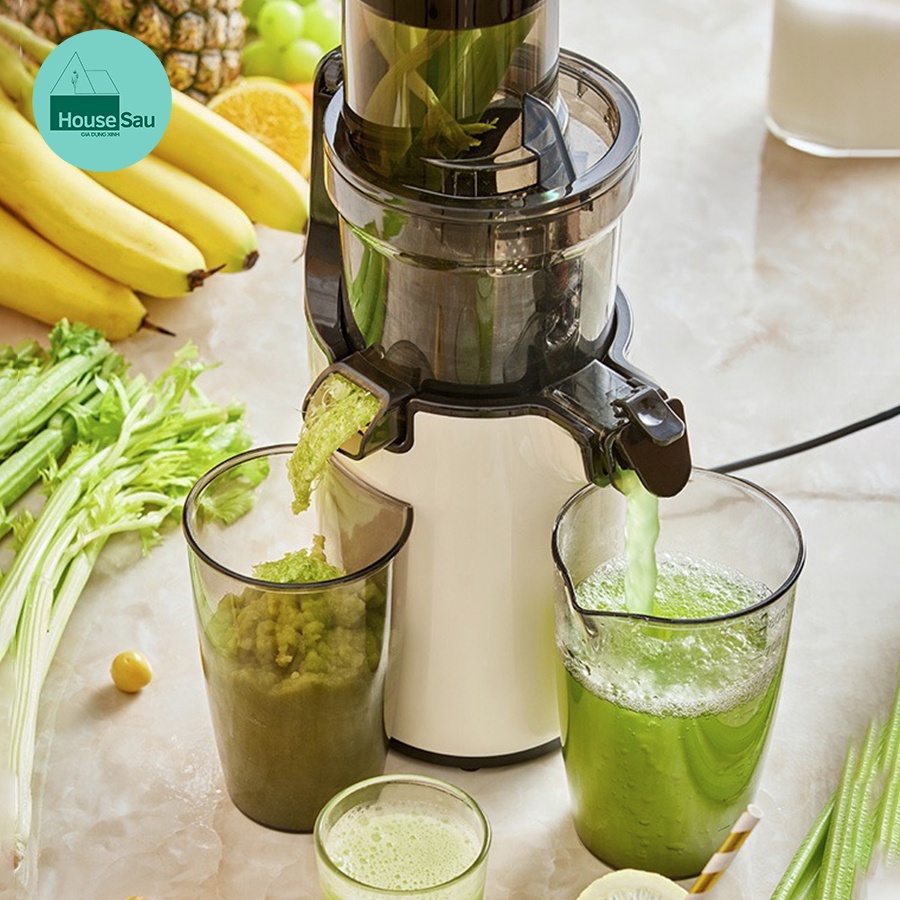 Máy ép hoa quả chậm, Máy ép trái cây cổ to BEAR YZJ-C02S5