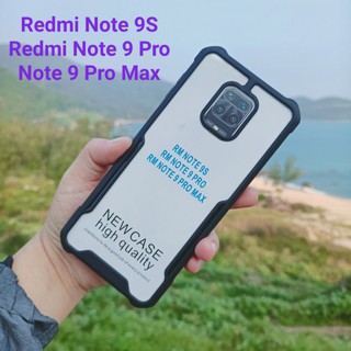 Redmi Note 9S / Note 9 Pro Max Ốp lưng chống sốc kiểu dáng thể thao trong suốt dành cho Xiaomi