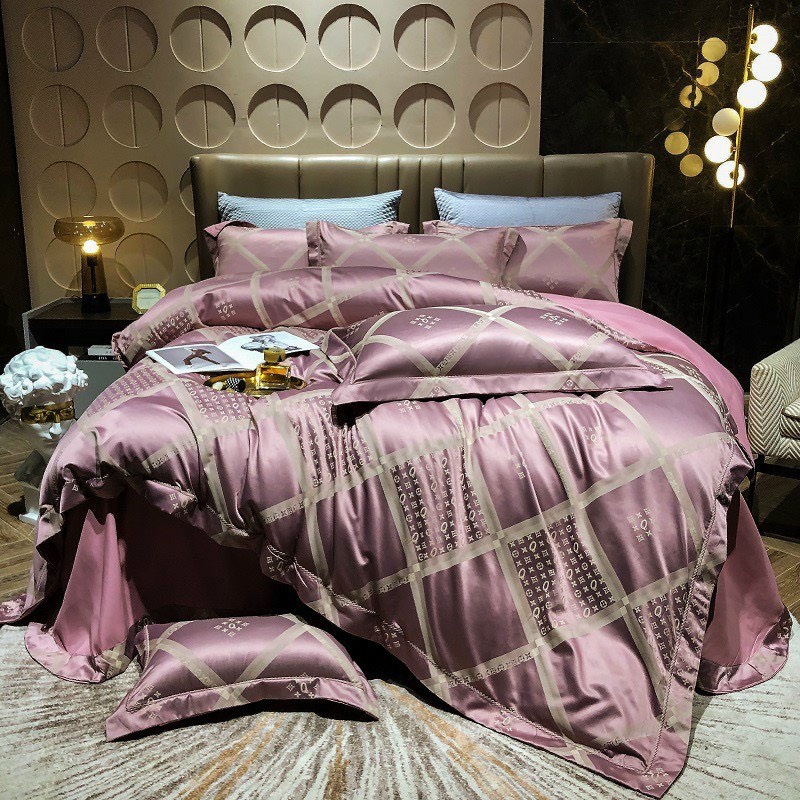 Bộ chăn ga gối ,Bộ Gấm Hoàng Gia Nhập Khẩu