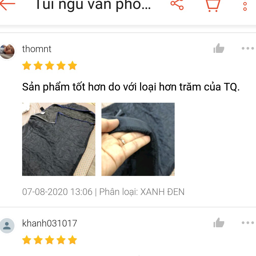 Túi ngủ văn phòng,du lịch chần gòn 3 lớp cao cấp | BigBuy360 - bigbuy360.vn