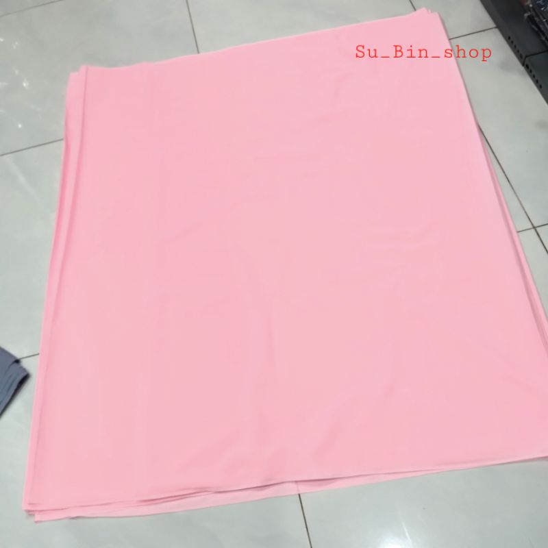 Vải Kate silk màu Hồng may áo sơ mi nữ