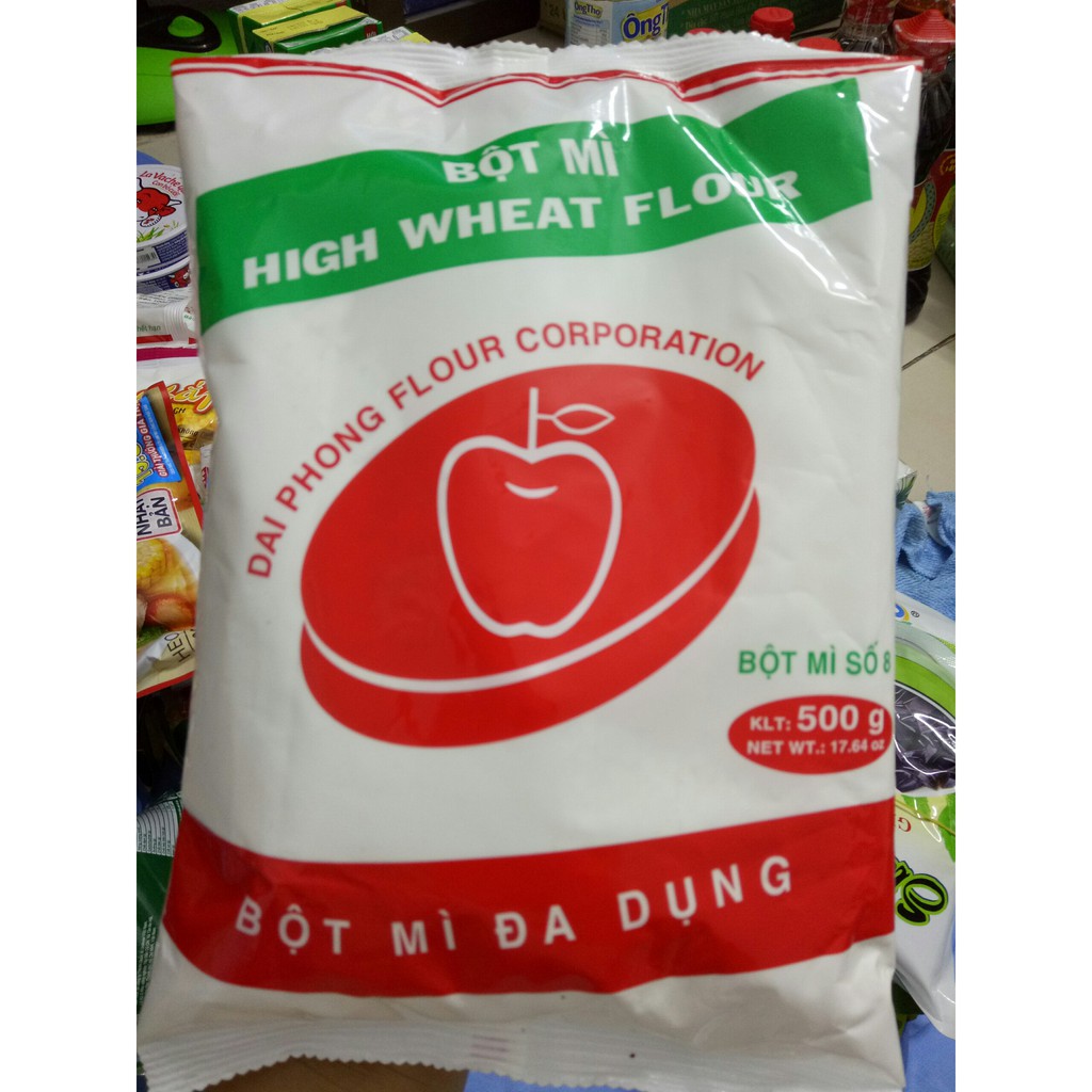 Bột mì đa dụng số 8, gói 500g