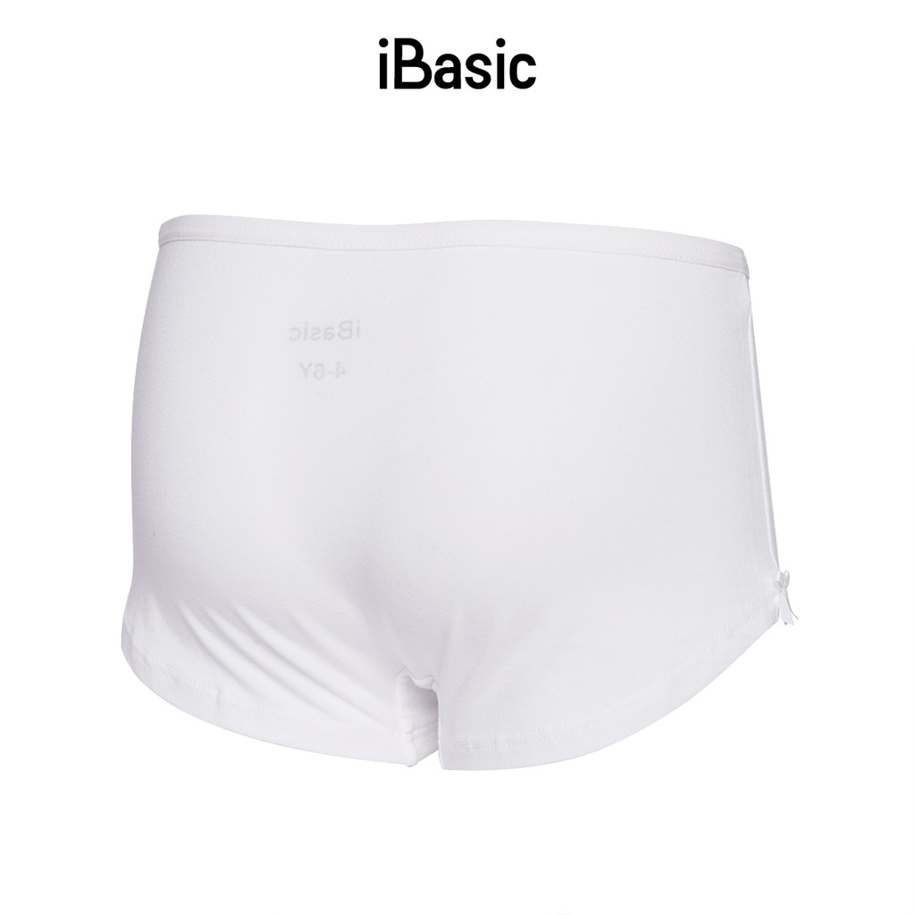 Quần lót bé gái cotton lưng cao có họa tiết iBasic PANG018