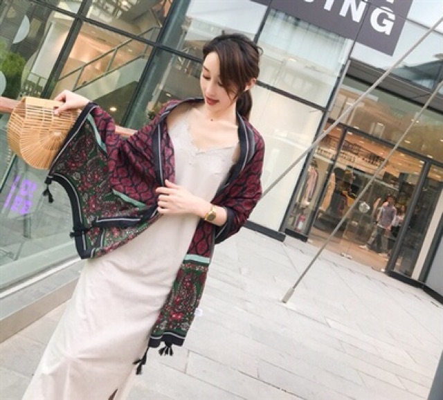 Khăn choàng du lịch che nắng Khăn choàng bohemian - Maben