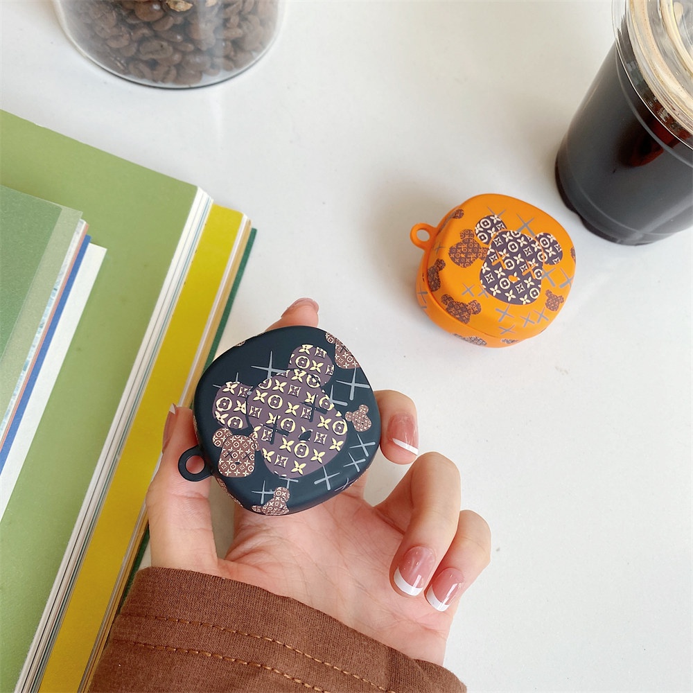 Baseus WM01 case Cute Cartoon Astronaut Violent Bear Frosted PC Hard Shell Bluetooth Wireless Charging Box Protection Cover