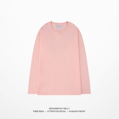 Áo thun trơn Nelly dài tay 100% cotton basic