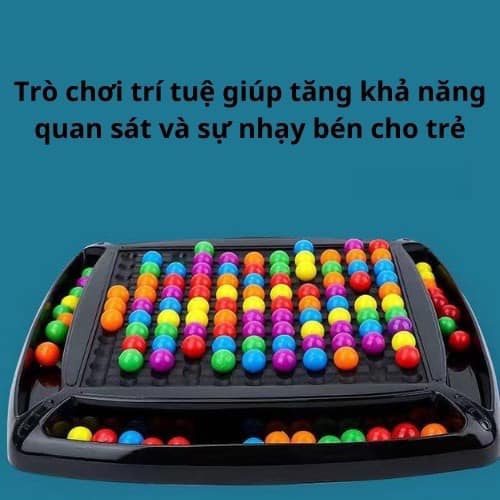 Đồ chơi xếp hình bàn cờ xóa bóng logic cho bé