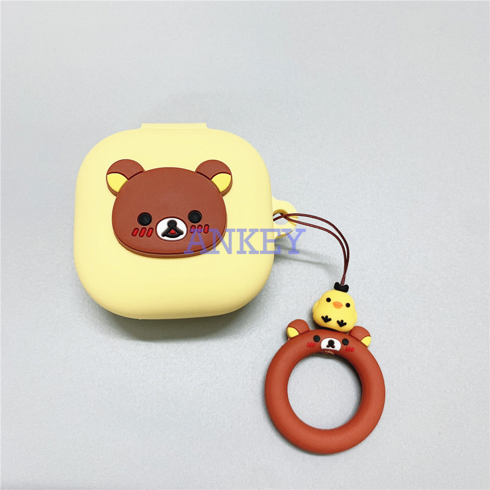 Samsung Galaxy Buds Live / Buds / Buds+  Hộp Silicone Đựng Tai Nghe Chống Sốc Chống Nước Có Nhẫn Móc Ngón Tay Cho Samsung Galaxy Buds Live / Bur + / Bur Plus