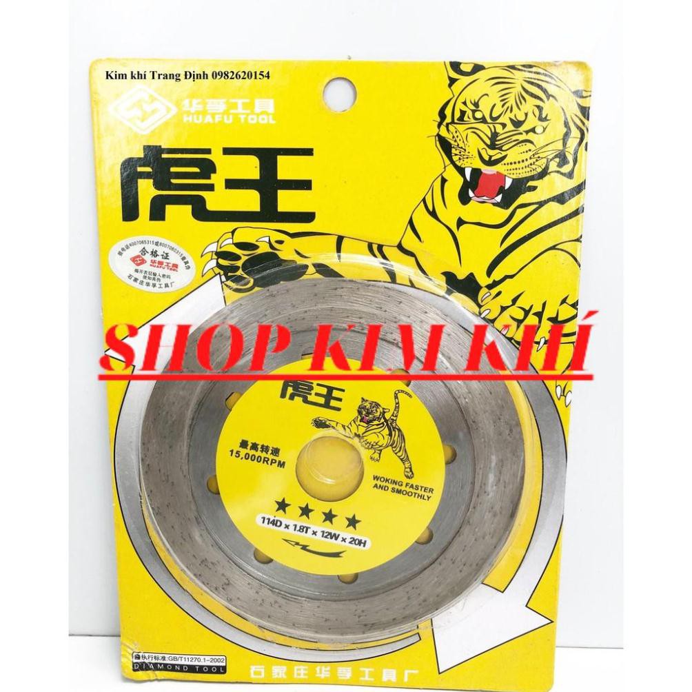 Lưỡi Cắt Gạch Hổ Vàng 100mm (Cắt Ướt)