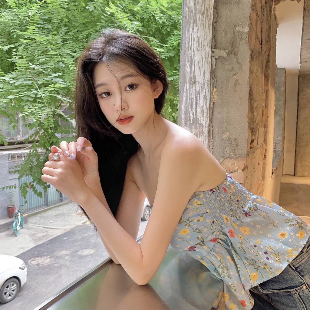 ÁO ỐNG NỮ HOA MÙA HÈ [ Ordertaobao 2-4 tuần ]