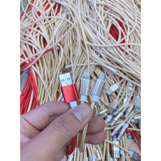 [Xả Lỗ] Cáp Sạc Nhanh 3M Lightning | Micro USB | Type C  - Dây Sạc Điện Thoại Androi Iphone Type C