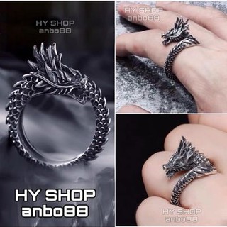 nhẫn hình rồng cho nam và nữ unisex bts