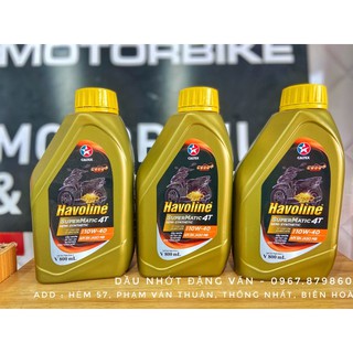 Nhớt xe tay Ga Havoline Supermatic 4T 0.8L 10W40