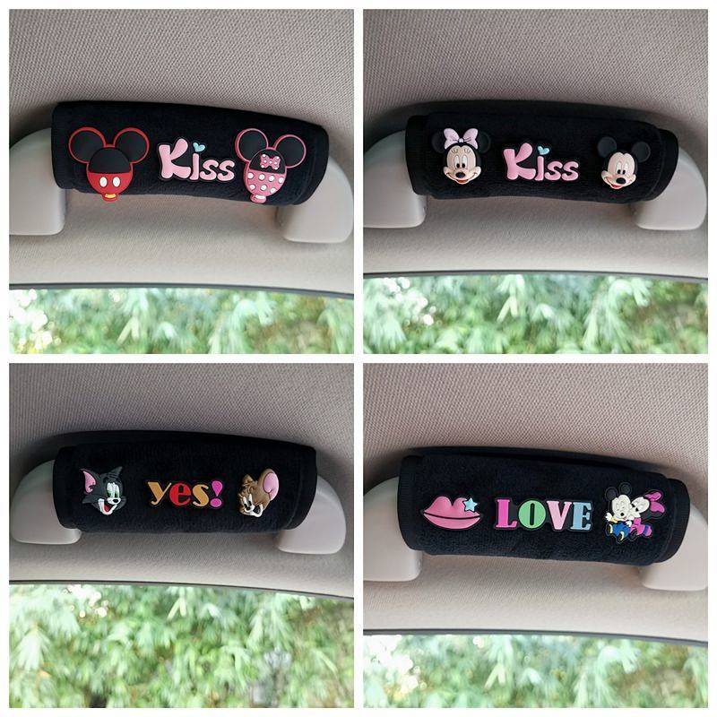 Bọc bảo vệ tay phanh/ tay nắm cửa xe hơi họa tiết hoạt hình dễ thương sáng tạo phổ biến yxTH