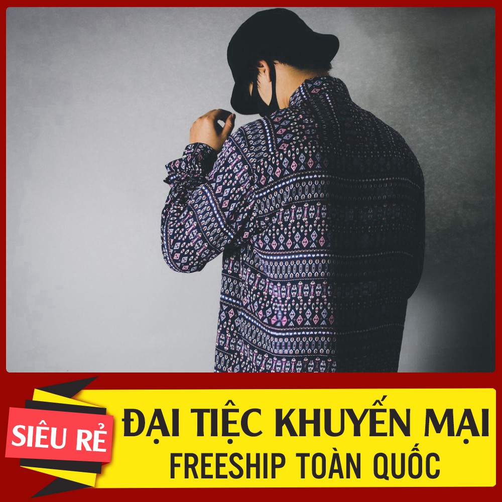Áo Sơ Mi Nam Cao Cấp | Họa Tiết Thổ Cẩm 3D | Xưởng in áo thun - Xưởng áo thun xịn