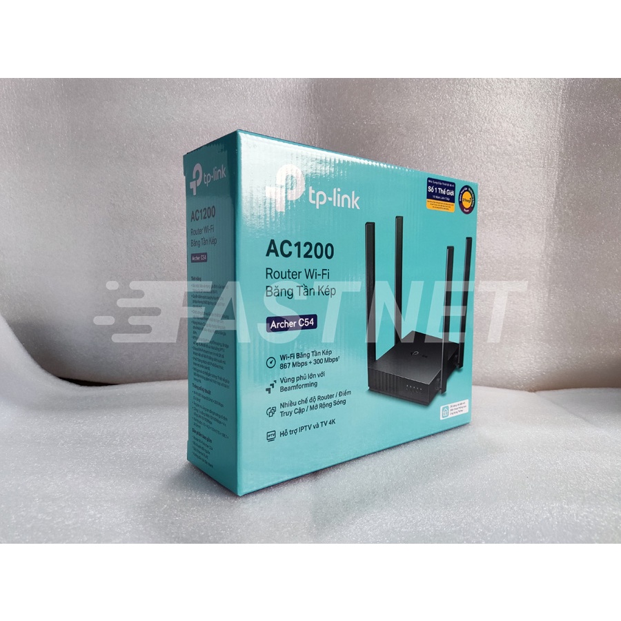 Bộ Phát Router Wi-Fi TP-Link Archer C54 Băng Tần Kép Chuẩn AC1200