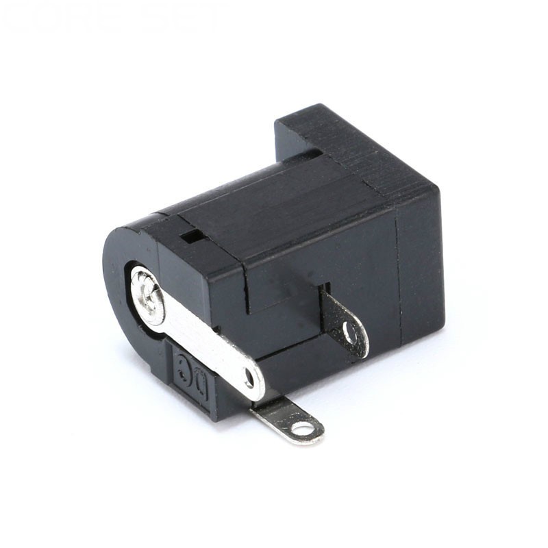 Bộ 10 đầu cắm điện màu đen nguồn DC-005 bảng mạch 5.5x2.1/2.5 mm Dc005 cỡ 5.5x2.1 / 2.5mm