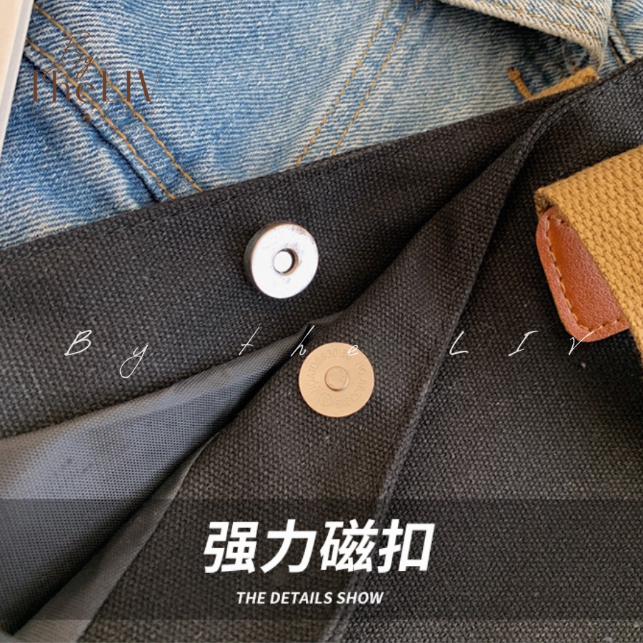 Túi tote CENI vải canvas dày phù hợp đi làm, đi chơi - HÀNG LOẠI 1