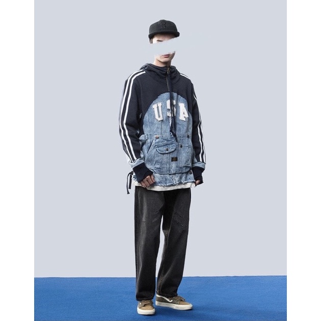 Áo hoodie Greg Lauren Usa nam nữ hàng cao cấp