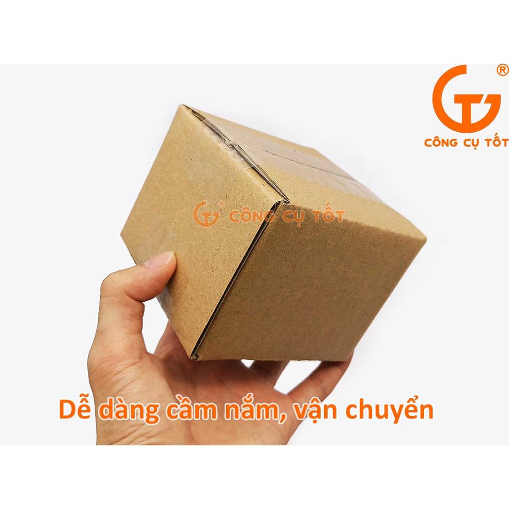 Combo 20 hộp bìa carton đóng hàng, bìa trơn, dày cứng cáp 10x10x8cm