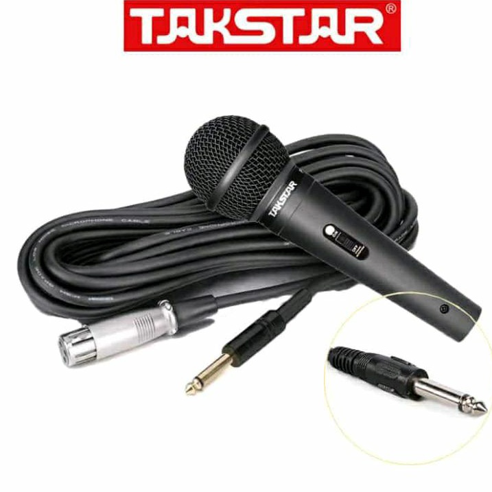 Mic Hát karaoke Gia đình Kiêm Thu Âm Livestream Takstar PRO-38 chính hãng bảo hành 1 nă