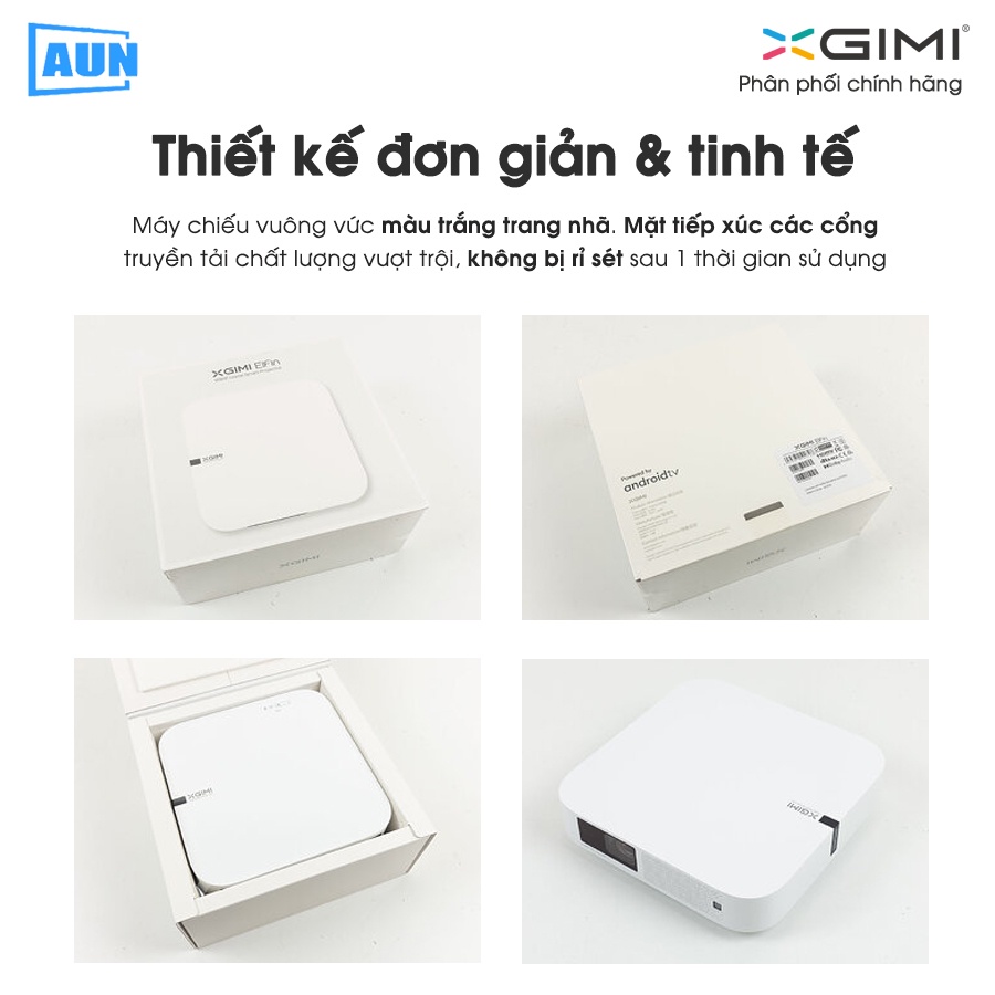 Máy chiếu mini Xgimi Elfin Fullhd 1080p - hỗ trợ 4K HDR,công nghệ DLP, 3D độ sáng cao 800 Ansi lumens