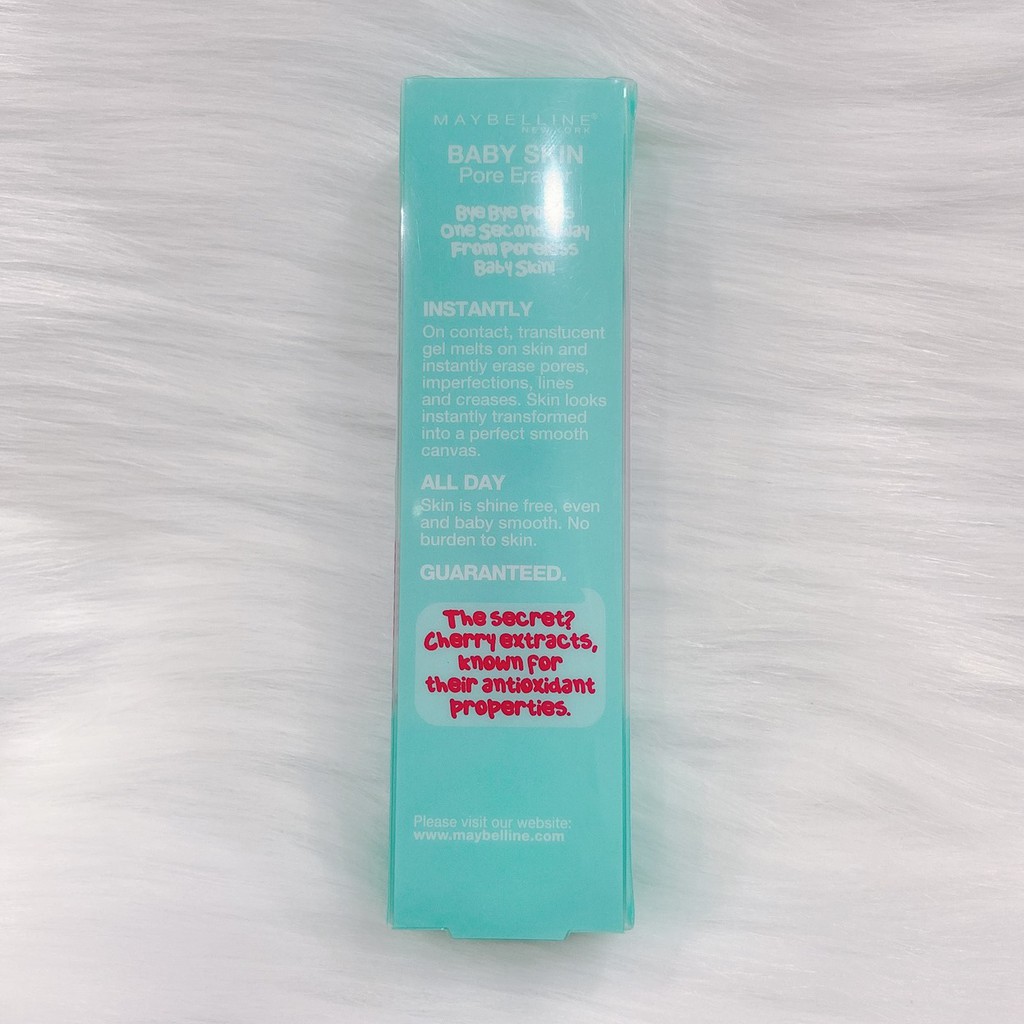 Kem Lót Mịn Da, Che Khuyết Điểm Maybelline New York Baby Skin Pore Eraser Primer 22ml