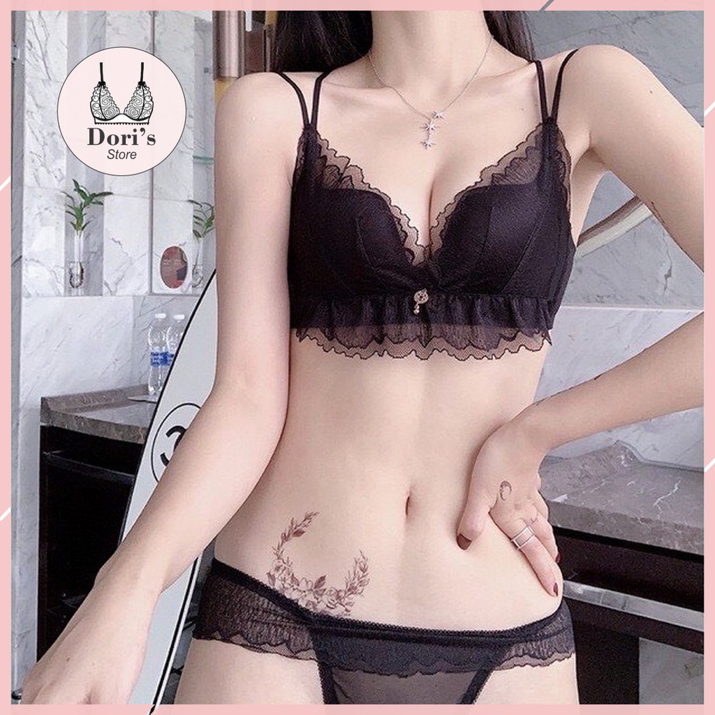 Bộ Đồ Lót , Ren Mây Sang Chảnh Cao Cấp AL15