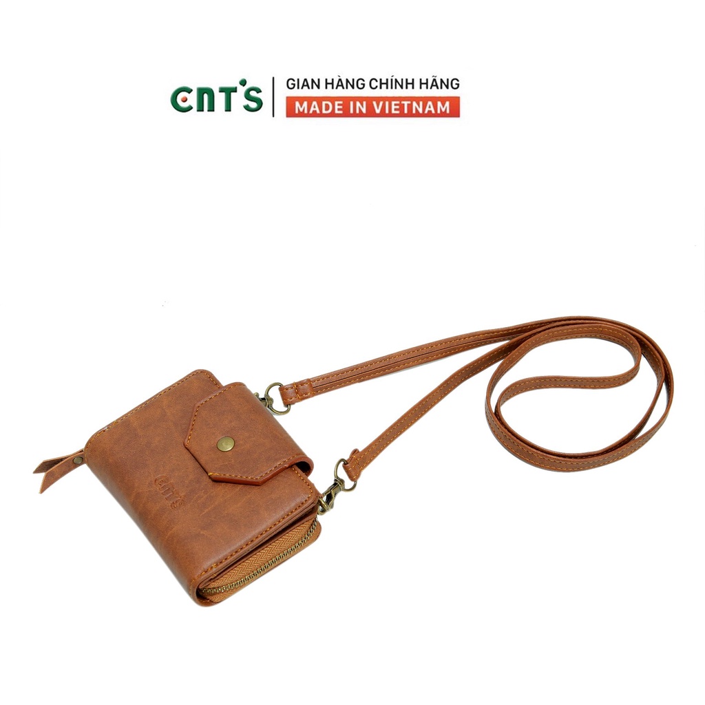 Ví nữ cầm tay VN24 có dây đeo tiện lợi