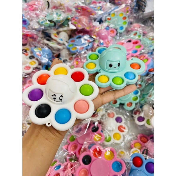 Con quay Popit bạch tuộc 6 nút