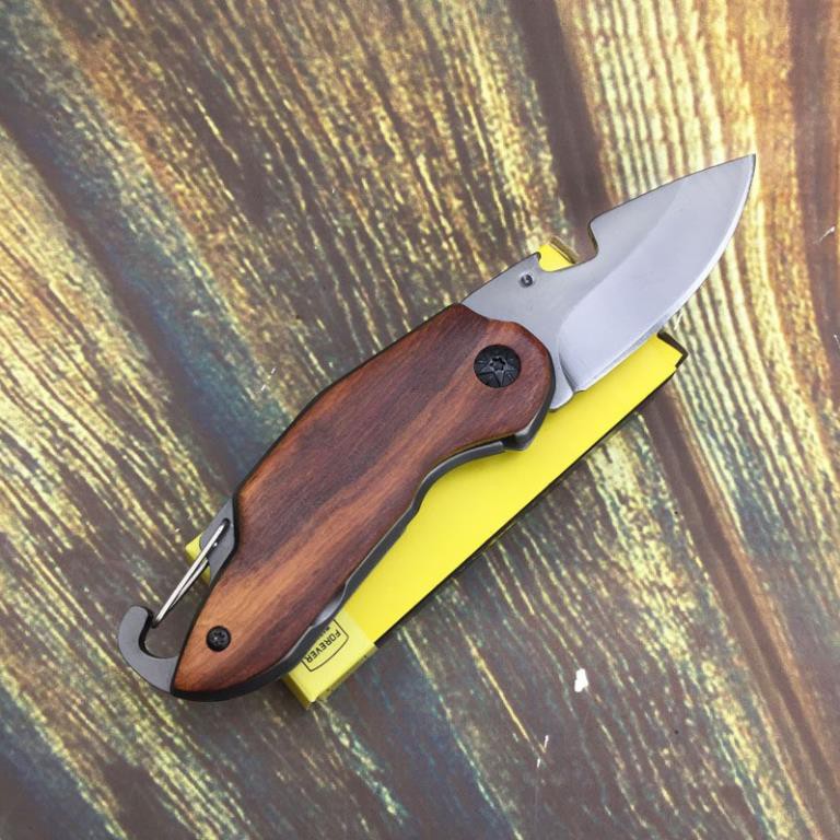 Dao Phượt Gỗ Buck Cao Cấp X48 - Hàng Có Sẵn Trong Kho