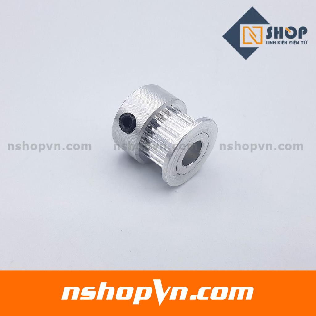 Puly GT2 trục 4mm 16 / 20 răng