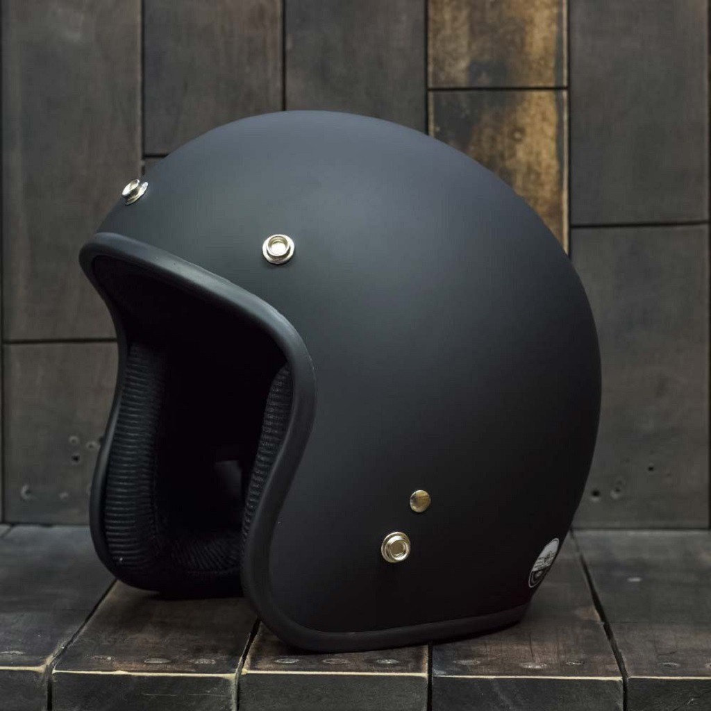 Nón bảo hiểm 3/4 đầu sơn mờ cao cấp - ASA HELMETS