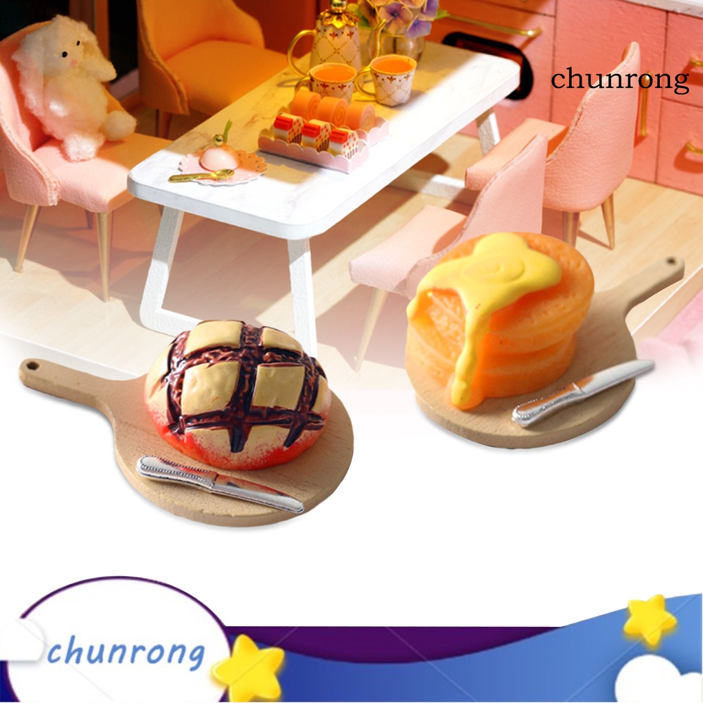 Khay Đựng Bánh Mì Đồ Chơi Trang Trí Nhà Búp Bê