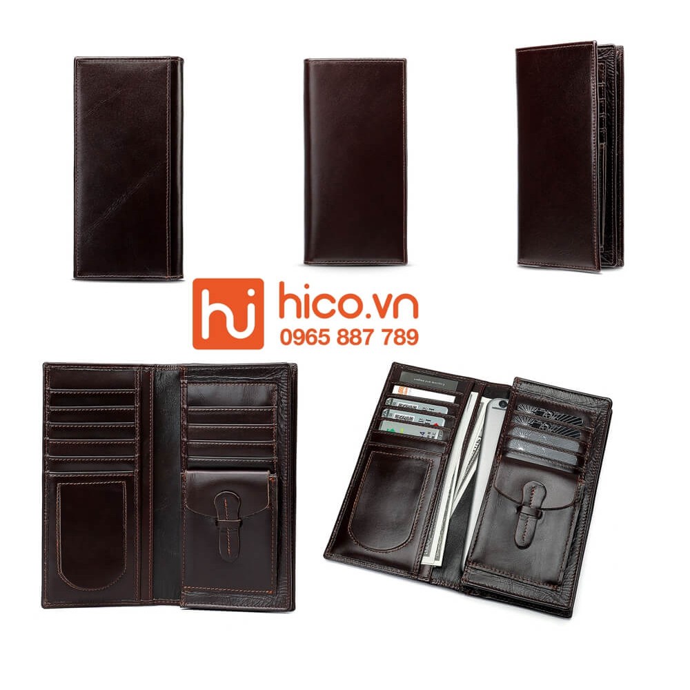 Ví Nam Da Bò Dáng Dài T138 – Phong Cách Thời Trang Sành Điệu , Đẳng Cấp