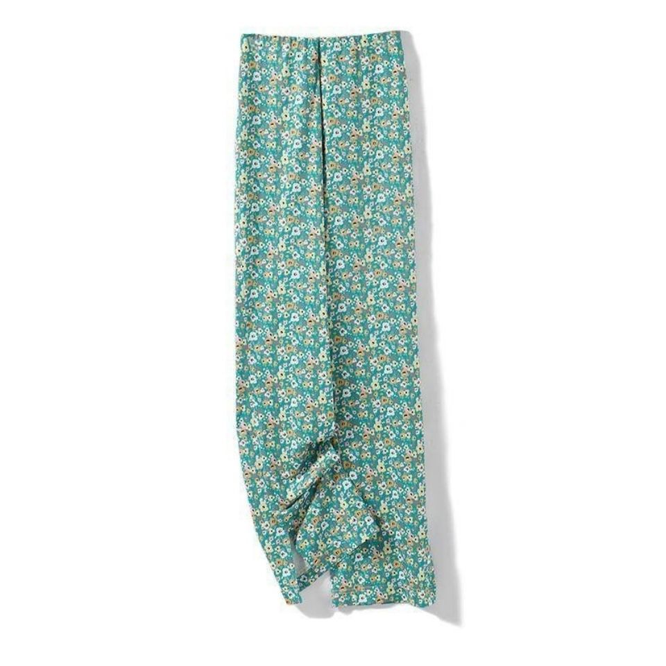 [Bộ Trang Phục Dạo Phố] Quần Dài Ống Loe Ôm Dáng Co Giãn In Hình Trái Tim Màu Hồng