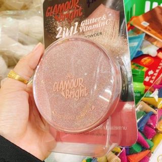 Phấn phủ và phấn highlight bắt sáng Glamour Bright