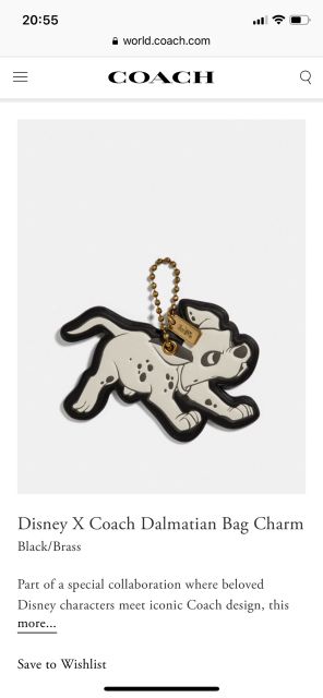 MÓC KHOÁ COACH HÌNH CHÚ CHÓ ĐỐM DALMATIAN