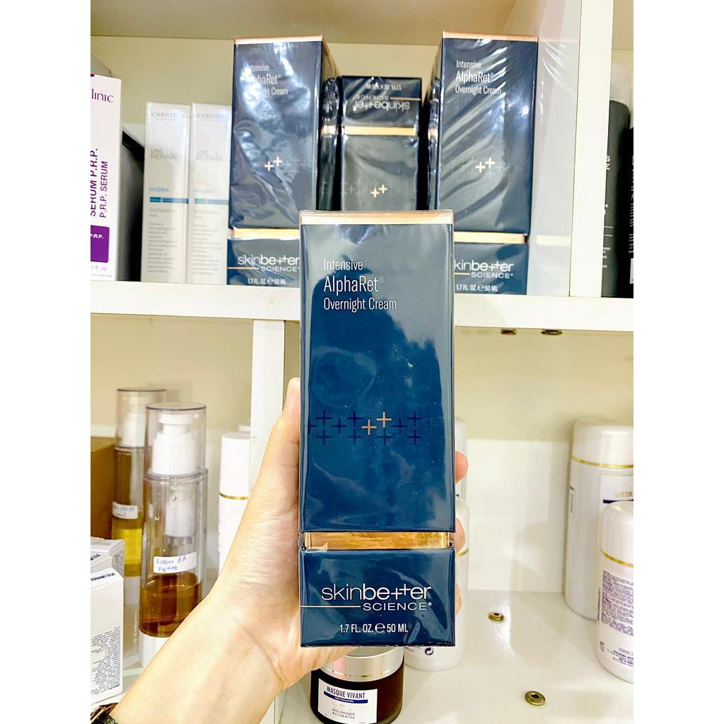 Kem đêm sáng da giảm nhăn Skinbetter Intensive Alpharet Overnight Cream