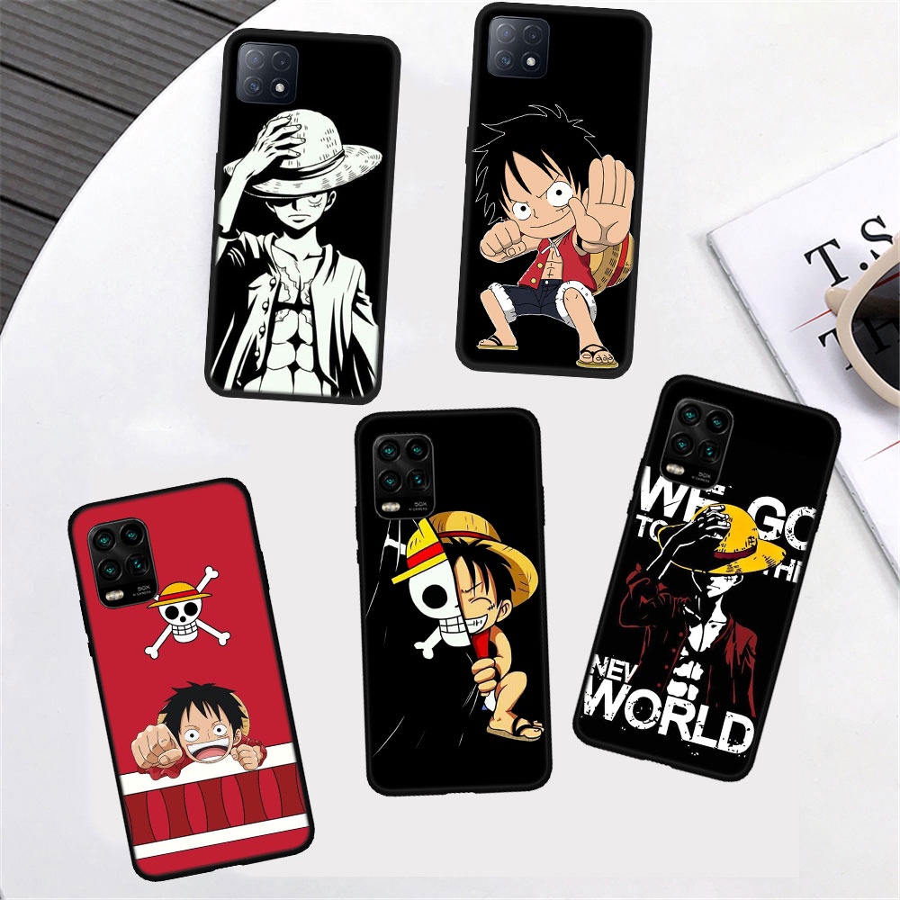 Ốp lưng silicone dẻo hình Luffy trong One Piece cho Xiaomi Redmi Note 5 6 7 Pro Plus 5A S2 WZI6