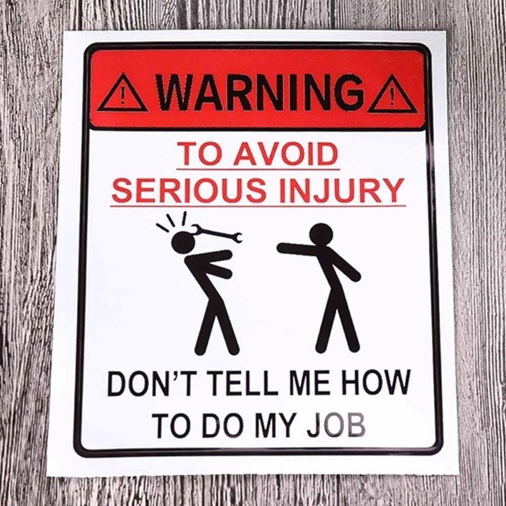 Hình Dán Cảnh Báo Tránh Va Đập Vui Nhộn VANES1