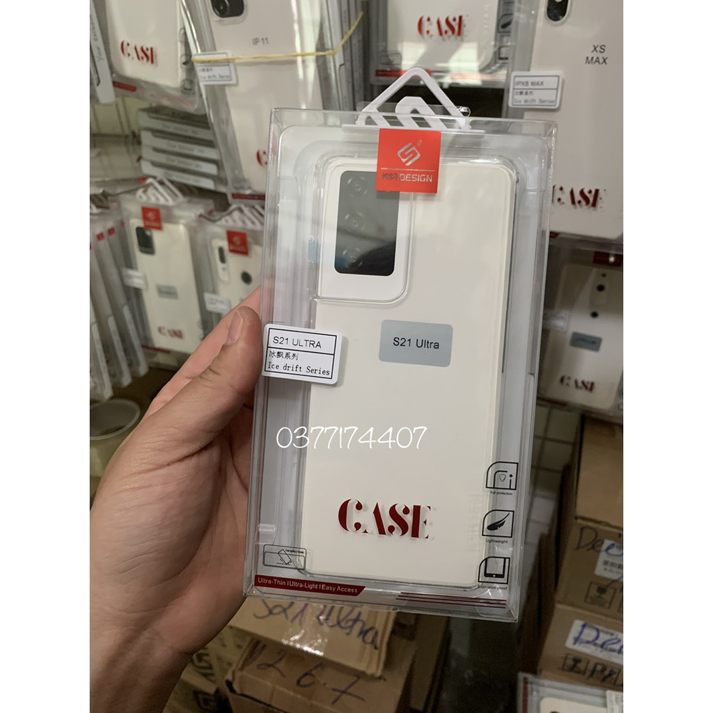 Ốp lưng dẻo KST Desing cho Samsung S21, S21 Plus, S21 Ultra, S10 5G, Note 20, Note 20 Ultra trong suốt