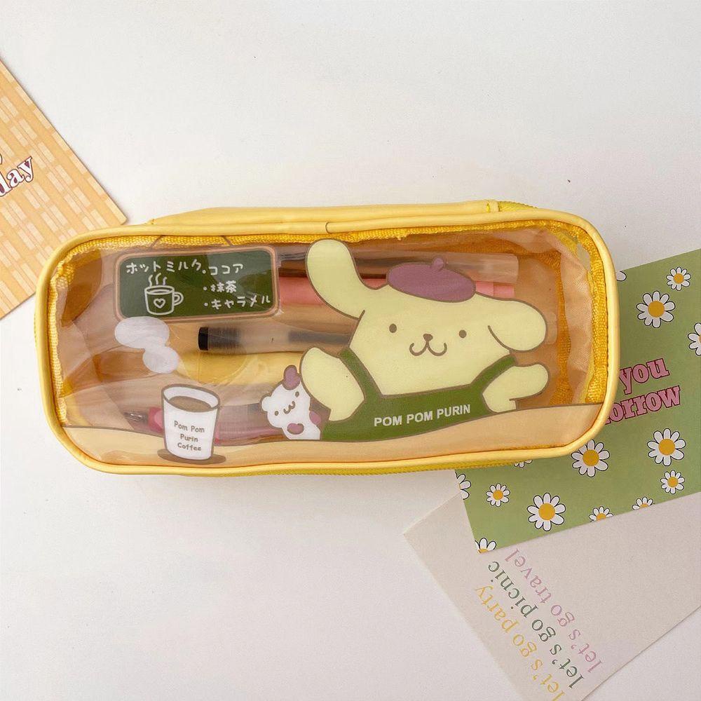 Túi Đựng Bút / Mỹ Phẩm Sức Chứa Lớn Họa Tiết Hoạt Hình Kuromi Melody Cho Nữ