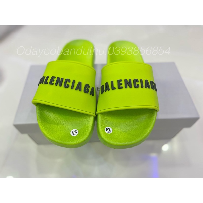 Dép Nam Nữ Quai Ngang B.A.L.E.N cao su đế cao cấp in chữ.