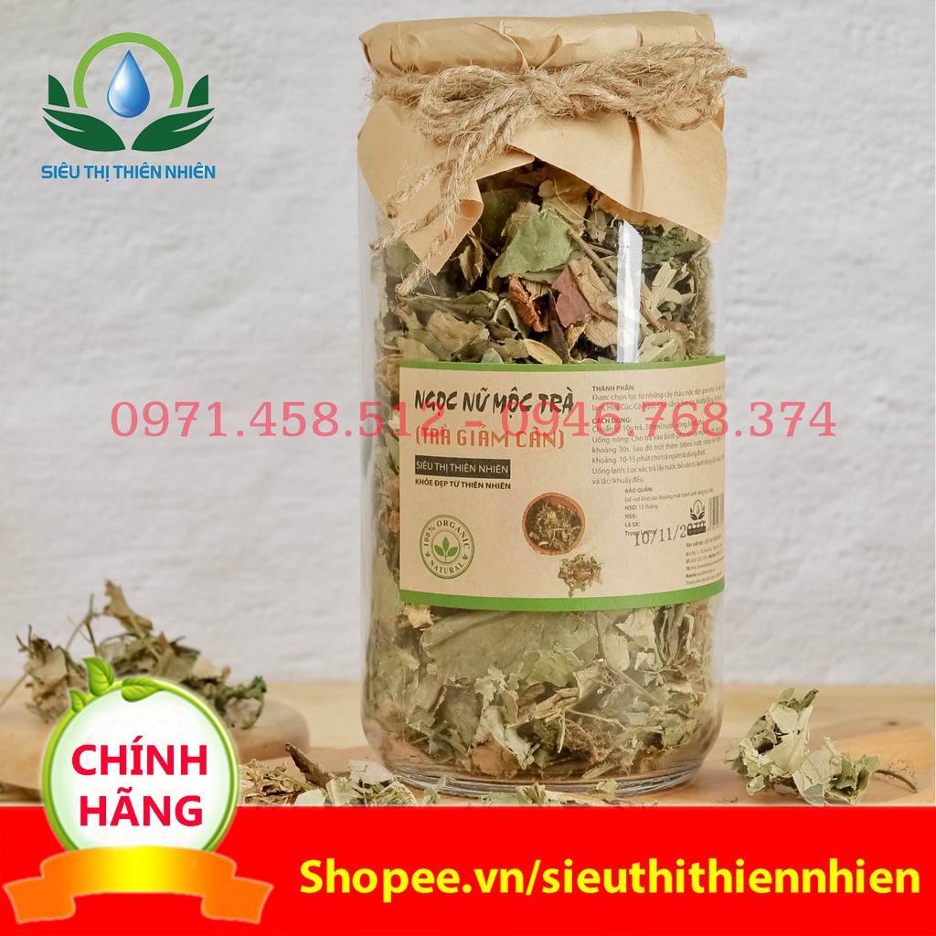 Trà giảm cân-Ngọc Nữ Mộc Trà Mộc Săc lọ thủy tinh