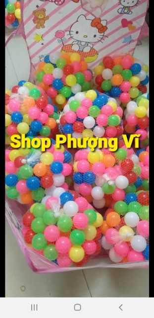 Combo túi 10 quả bóng nhựa 8cm hàng Việt Nam ( hình thật)