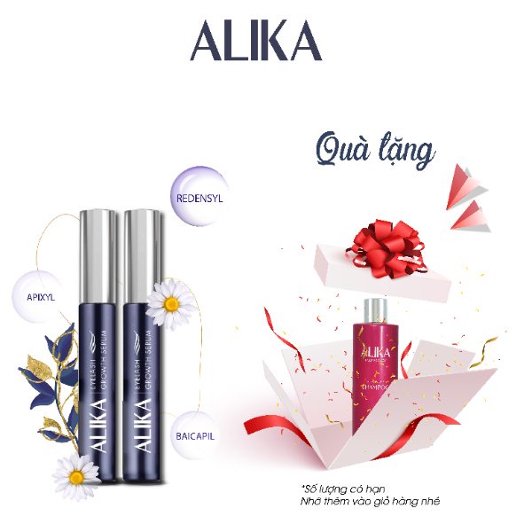 Serum Dưỡng Mi Alika -Toàn Diện Cho Đôi Mi Dài Dày Cong Vút,Chắc Khoẻ Tự Nhiên, An toàn cho mắt , 5ml