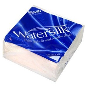 (combo 20) giấy ăn watersilk vuông 100 tờ